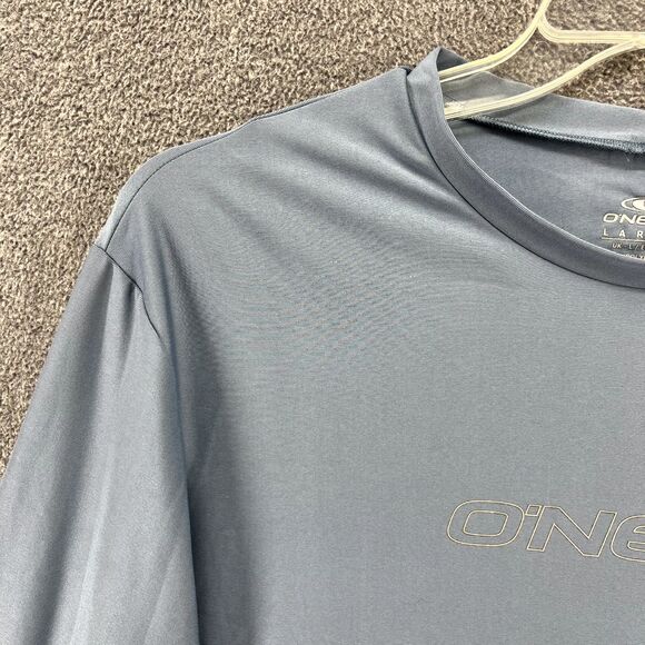O'Neill 50+ Ultra Violet protection Shirt Mens Large Blue Long Sleeve Crew Neck - Picture 4 of 16
